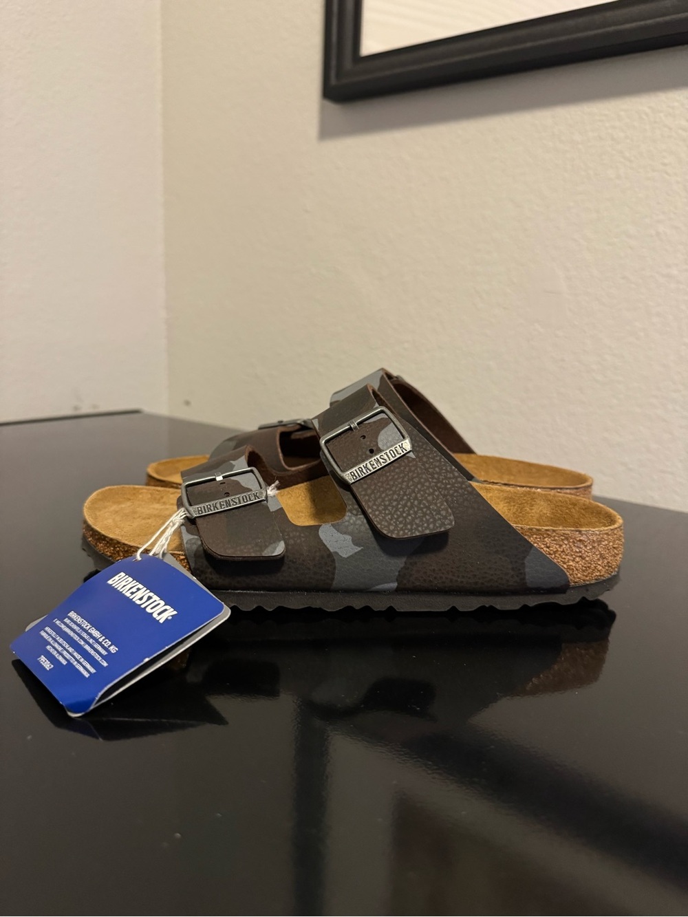 Birkenstock Arizona Soft Footbed Desert Soil Camo Green